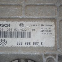 Компютър двигател за VW - Volkswagen Polo (10.1994 - 10.1999) 50 1.0, 50 к.с., Bosch 030 906 027 E, снимка 2 - Части - 39698538