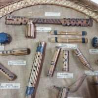 Старинно табло на традиционни Мадагаскарски музикални инструменти, снимка 2 - Антикварни и старинни предмети - 44357039