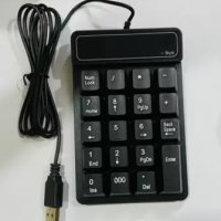 Мини Numpad клавиатура K4 ,черна, USB, снимка 1 - Клавиатури и мишки - 44412265