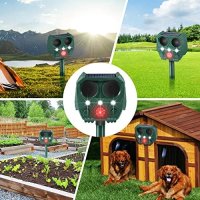 Нов уред Ултразвуково слънчево отблъскване на животни с PIR сензор Дом Градина, снимка 6 - Други стоки за дома - 42254677