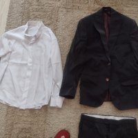 костюм 44 панталон, сако и риза CREO, снимка 5 - Костюми - 44177116