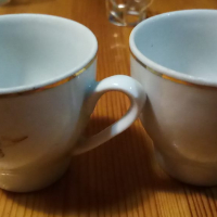 Ретро порцеланови чашки за кафе, снимка 3 - Антикварни и старинни предмети - 36489006