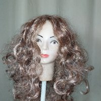 Руса към розово дълга перука 50 см за парти, снимка 1 - Аксесоари за коса - 42635946