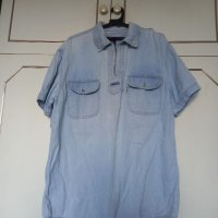 Дамска дънкова риза ХL Вenson, снимка 1 - Ризи - 41573209