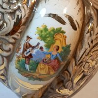 Италианска порцеланова ваза, снимка 10 - Вази - 41424899