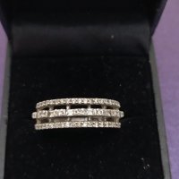 Красив сребърен пръстен #ВГ12, снимка 4 - Пръстени - 44404344