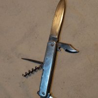 Стар алуминиев комбиниран нож , снимка 1 - Колекции - 38977635