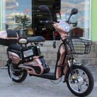 Електрически скутер-велосипед EBZ16 500W - ROSE GOLD, снимка 2 - Мотоциклети и мототехника - 41827667