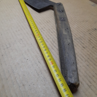 Голям Стар Ръчно Кован Нож За Сено , снимка 9 - Антикварни и старинни предмети - 44809156