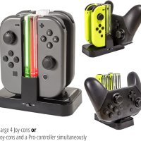 Най-добрата зарядна станция за Nintendo Switch и OLED, снимка 2 - Други игри и конзоли - 42418172