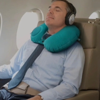 Възглавница за врат удобна за пътуване в самолет автомобил мемори пяна, снимка 4 - Други - 44795229