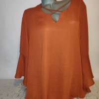 Елегантна блуза-туника р-р ХЛ, снимка 2 - Туники - 42503986