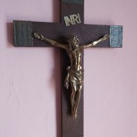 Стар кръст , Исус Христос 50.5х31.5см, снимка 10 - Други ценни предмети - 41394713