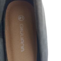 Нови Giuliana велурени обувки на ток , снимка 5 - Дамски обувки на ток - 41968077