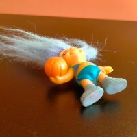 Играчка Кукла Трол Troll 6 см + коса, снимка 8 - Колекции - 40690996