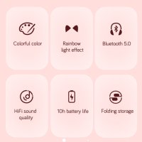 Безжични Bluetooth детски слушалки , снимка 9 - Безжични слушалки - 42234053