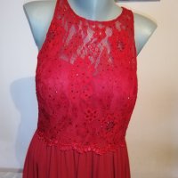 Червена бална рокля на MASCARA, р-р М, нова, с етикет, снимка 2 - Рокли - 35741564