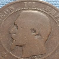 Рядка монета 10 сантима 1856"w" Франция Наполеон трети за КОЛЕКЦИЯ 26437, снимка 6 - Нумизматика и бонистика - 42681707