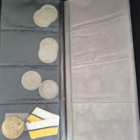 Албум за медали, монети, визитки 25,5 * 12,3 см, снимка 1 - Антикварни и старинни предмети - 42429637