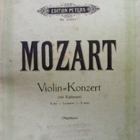 Violin Konzert W. A. Mozart, снимка 1 - Специализирана литература - 39042823