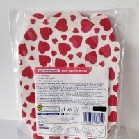Хартиени форми за мъфини, кексчета, 10 бр., с рисунки на сърца, сърчица, снимка 2 - Форми - 44213289