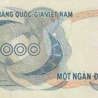 1000 донги 1971, Южен Виетнам, снимка 2 - Нумизматика и бонистика - 36282697