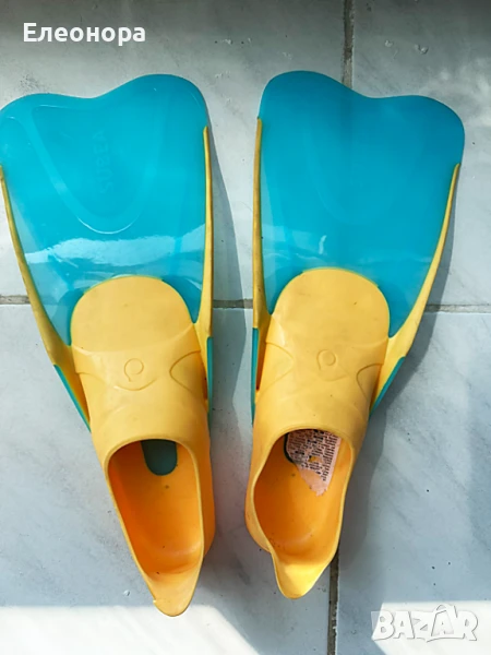 детски плавници на subea обувани 1 път, снимка 1