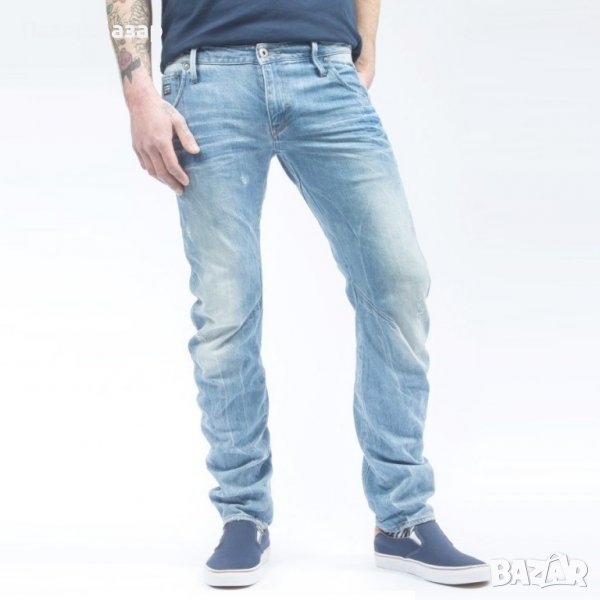 G-STAR RAW ARC 3D Slim Оригинални Дънки Джинси Светлосини 31х33 30х33 (S), снимка 1