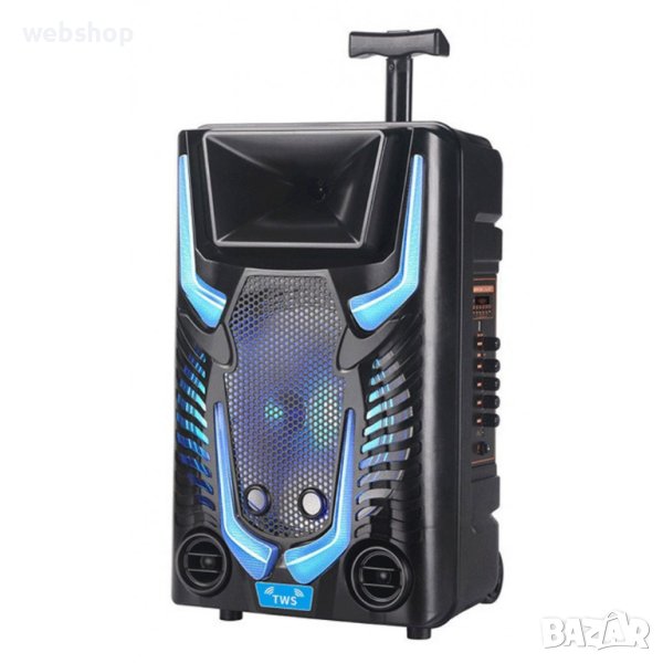 Мощна Преносима Караоке Тонколона NDR-8912 , 12 Инча , 1500W , Безжичен микрофон , Дистанционно, снимка 1