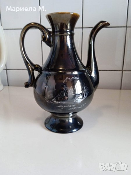Руски чайник - гланцирана керамика, снимка 1