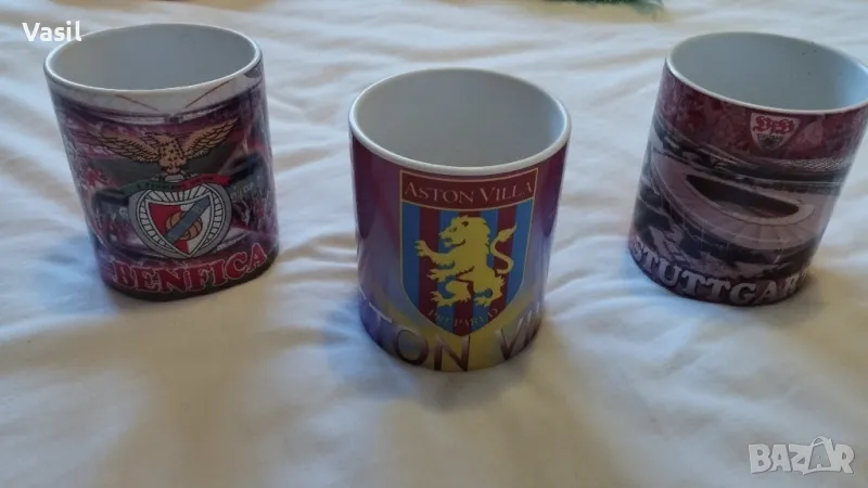 Чаши на Астън Вила, Бенфика и Щутгарт, снимка 1