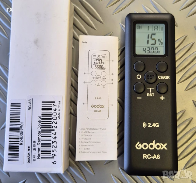 Godox Remote Control for SL150II, SL200II, FV150, FV200, LF308, снимка 1