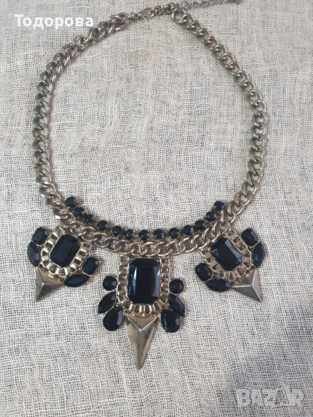Масивно дамско колие с камъни, снимка 1