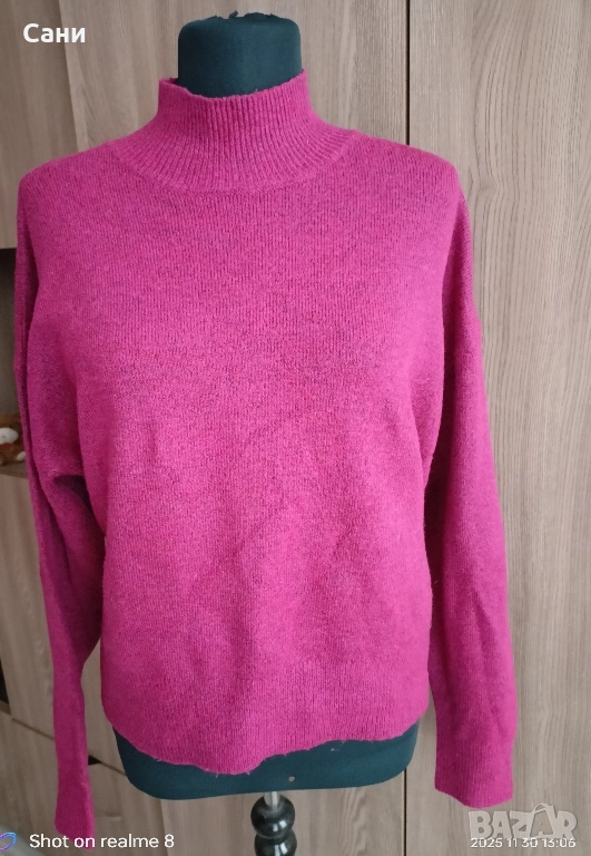 Розов лилав пуловер , снимка 1