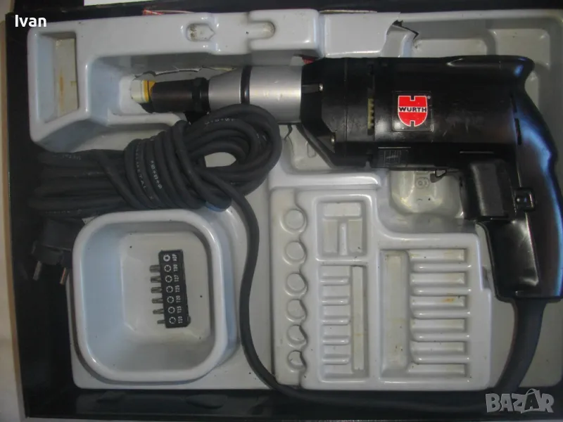 WURTH S 13 ERGO Електрически винтоверт за гипсокартон ВРЮТ немски оригинален с оригинален куфар , снимка 1