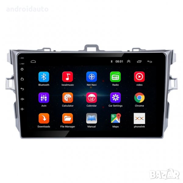 Toyota Corolla 2006-2013 Android Мултимедия/Навигация,2803, снимка 1