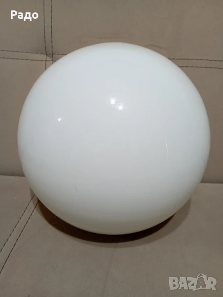Много голяма стъклена сфера - глобус за лампа или полилей, снимка 1