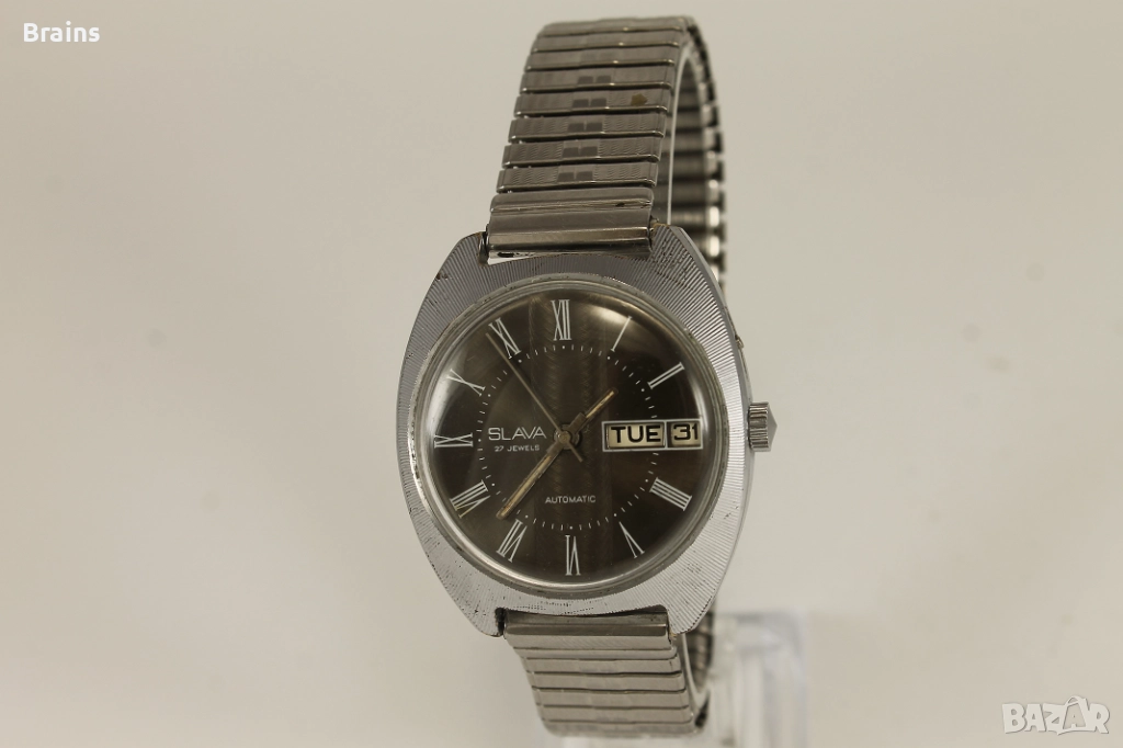Руски Ръчен Часовник SLAVA 2627 Automatic Със 27 Камъка, снимка 1