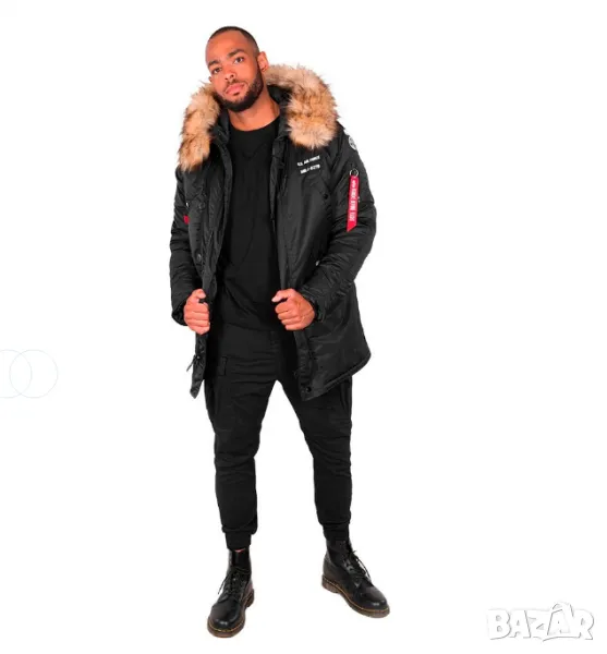 Яке / парка  Alpha industries N3B Airborne parka   размер Л, снимка 1