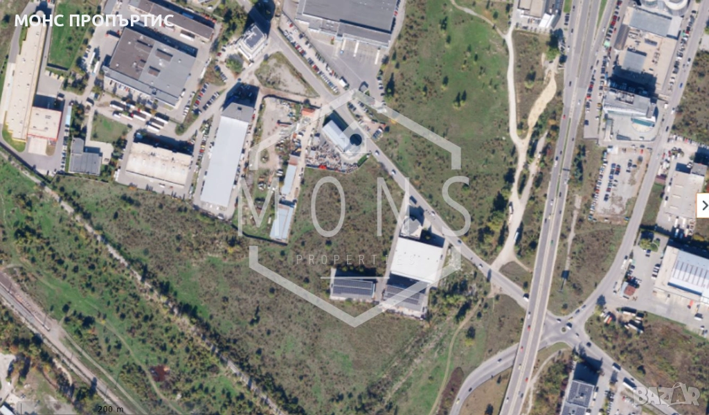 парцел подходящ за промишлено строителство в района на Летище София., снимка 1