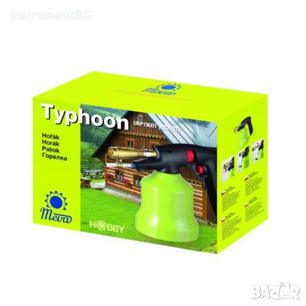 Горелка Тайфун UKP19001 с пиезо запалване / Meva, снимка 1