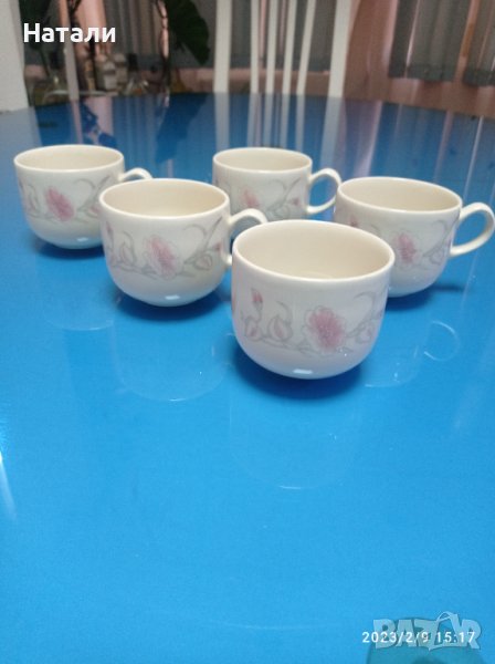 чаши кафе английски порцелан 909, снимка 1