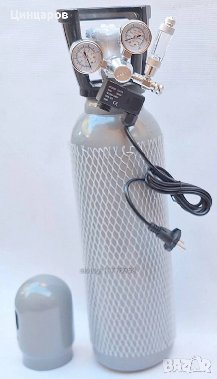 Аквариум Co2 Бутилка и регулатор , снимка 1