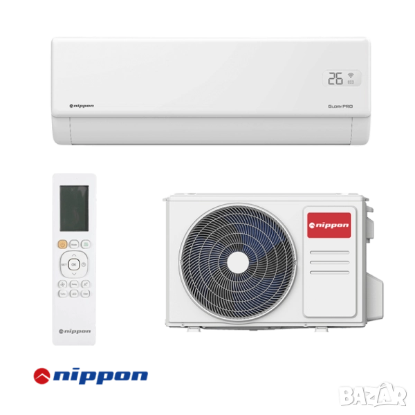 Nippon KFR 12 GLORY PRO – Инверторен климатик 12000 BTU, Wi-Fi, Клас A+++ с Включен монтаж, снимка 1