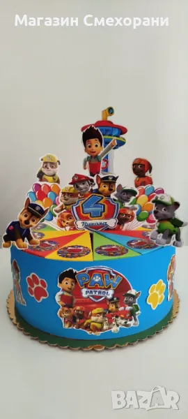 Картонена торта Пез патрул, снимка 1