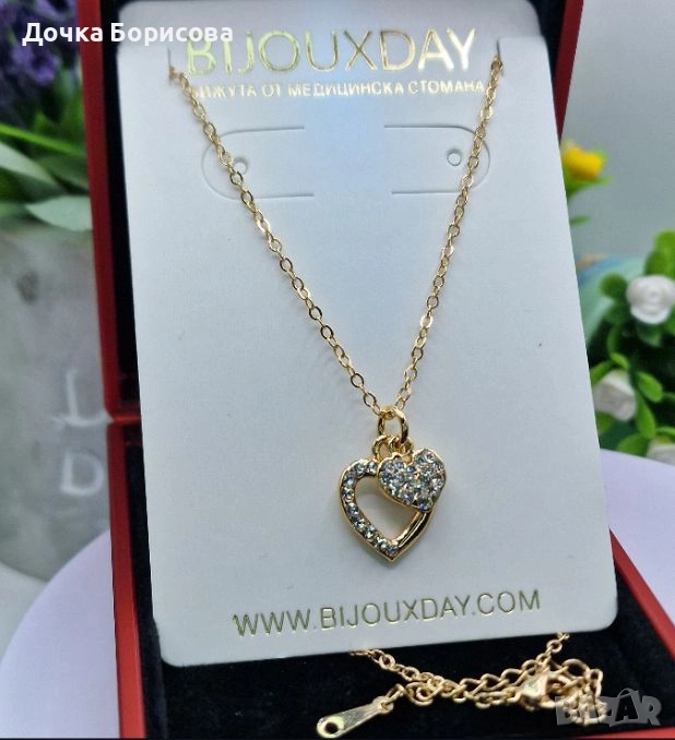 Колие- Twin Hearts Shine , снимка 1