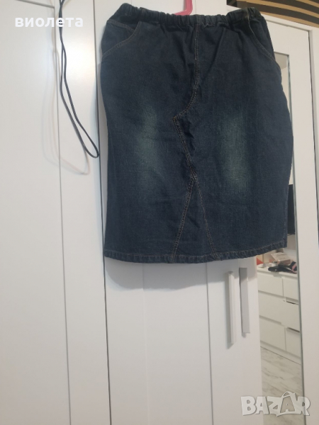 дамска дънкова пола, снимка 1