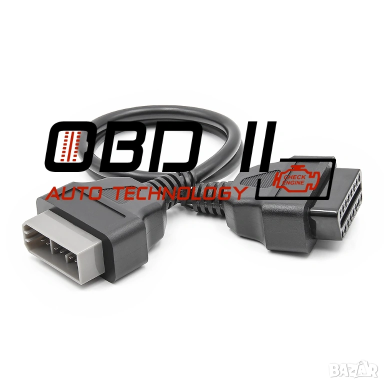 Кабел / Преходник / Адаптер за Nissan 14 Пина Pin Нисан Delphi Autocom, снимка 1