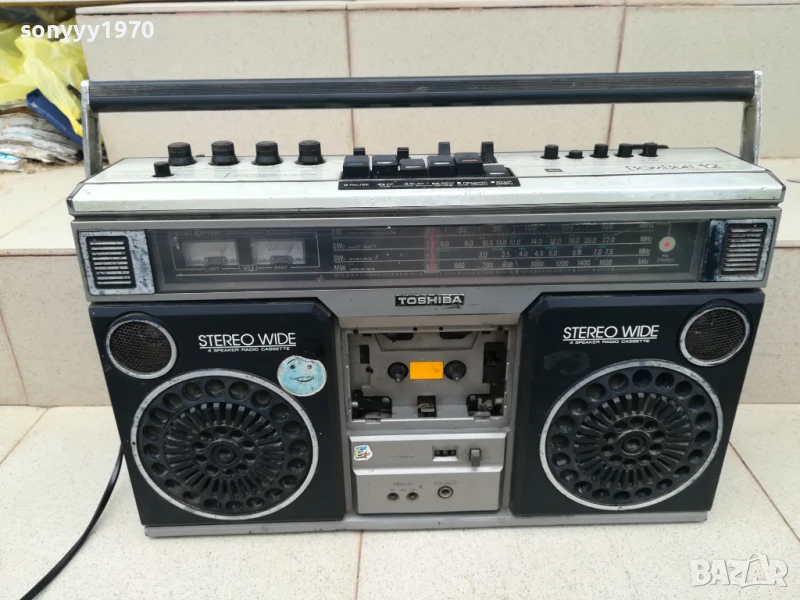 TOSHIBA-СТАР КАСЕТОФОН-MADE IN JAPAN 3105251822, снимка 1
