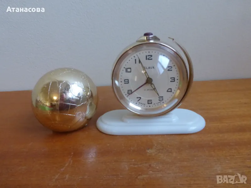 Будилник часовник Слава Глобус, снимка 1